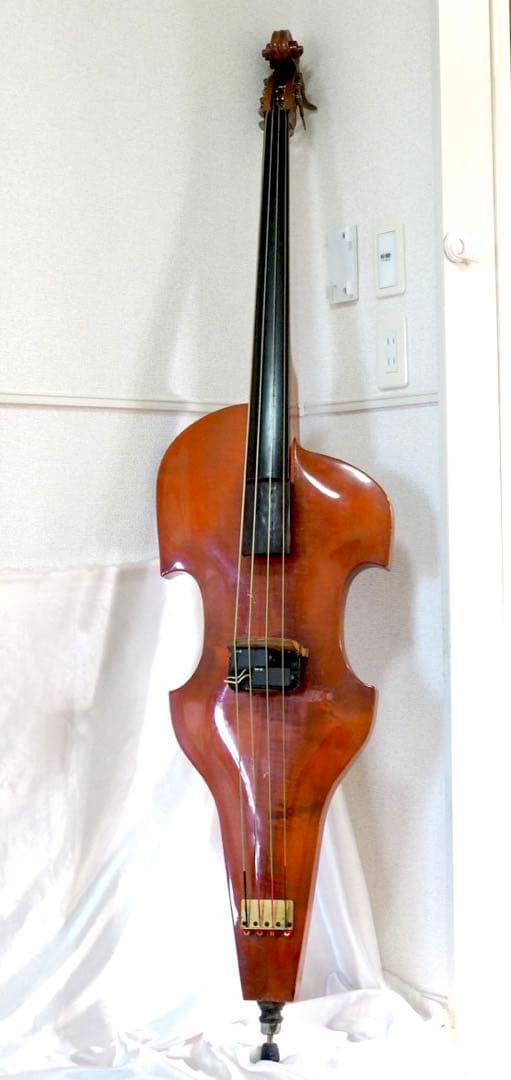 ブランド不明 コントラバス アップライトベース ソフトケース付き