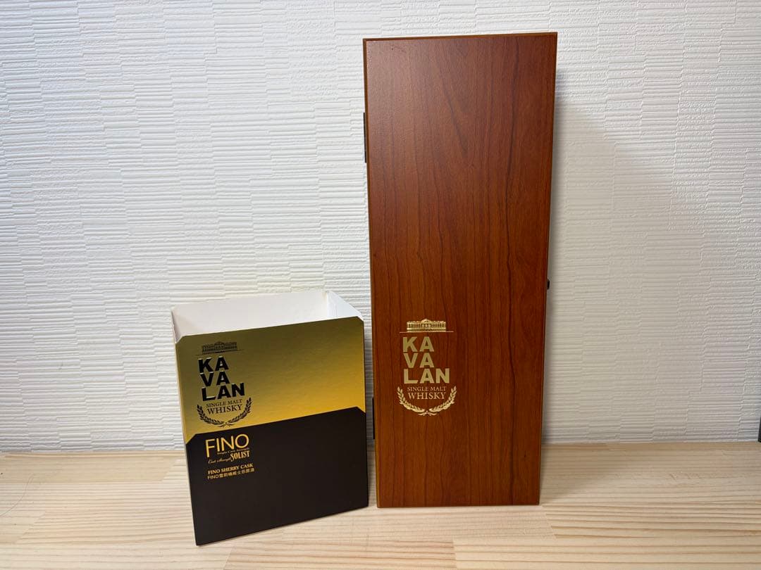 【新品未開栓】KAVALAN FINO ウイスキー 700ml 木箱入り⑩