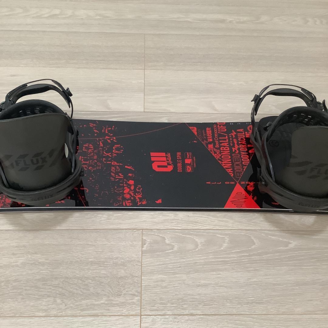 070 011DOUBLESPIN145FLUXメンズグラトリスノーボードセット