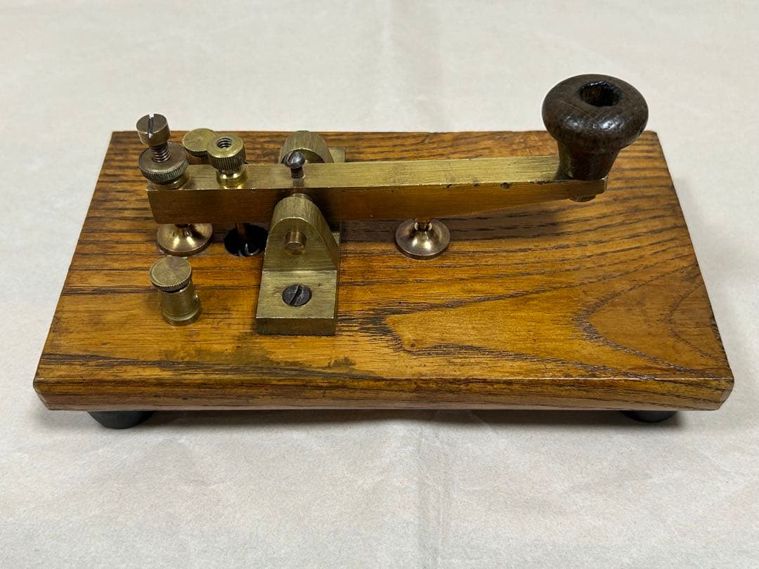 ヴィンテージ 木製 電鍵