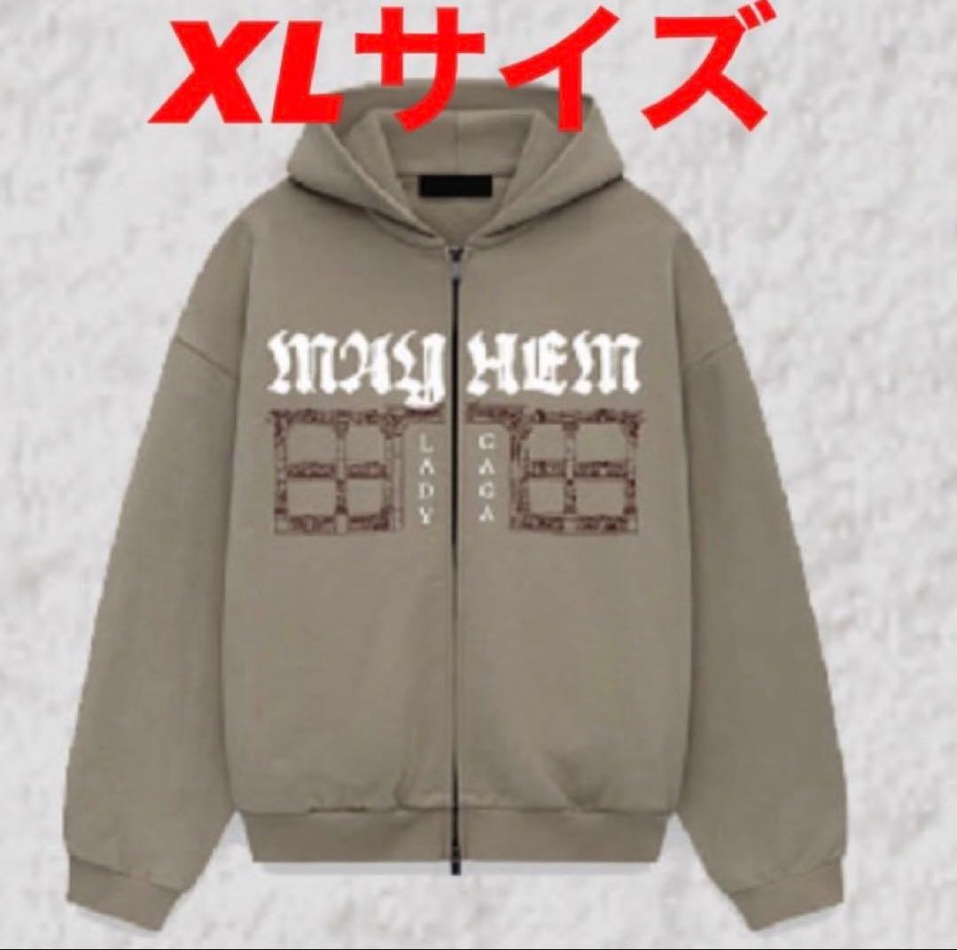 レディーガガ メイヘム グッズ ジップアップフーディー XLサイズ
