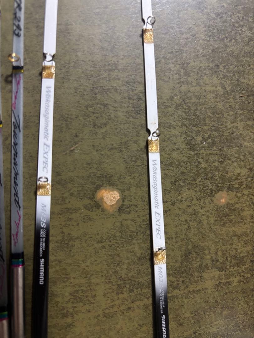 バリバスTR-293&シマノEXPECM03S 穂先ケース付きセットワカサギ穂先