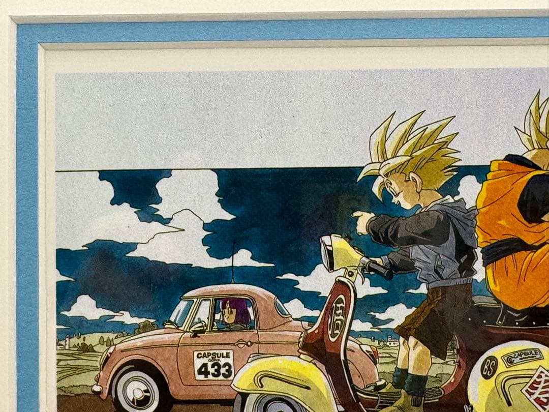 【最終オークション❗️】　鳥山明先生　ドラゴンボール　リトグラフ　サイン入り