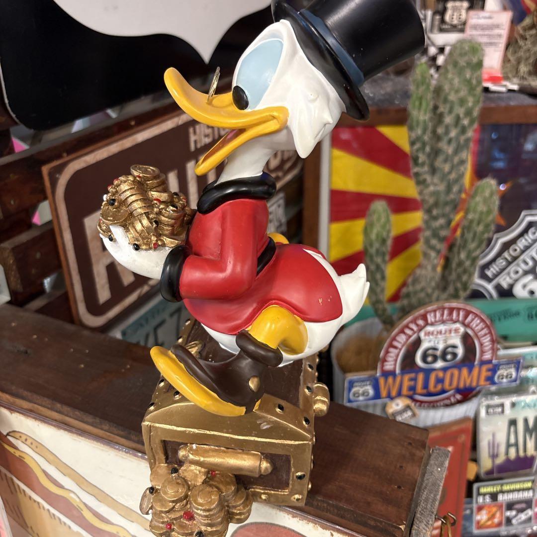 ディズニー　スクルージ・マクダック レジン製　フィギュア　デッドストック　箱付