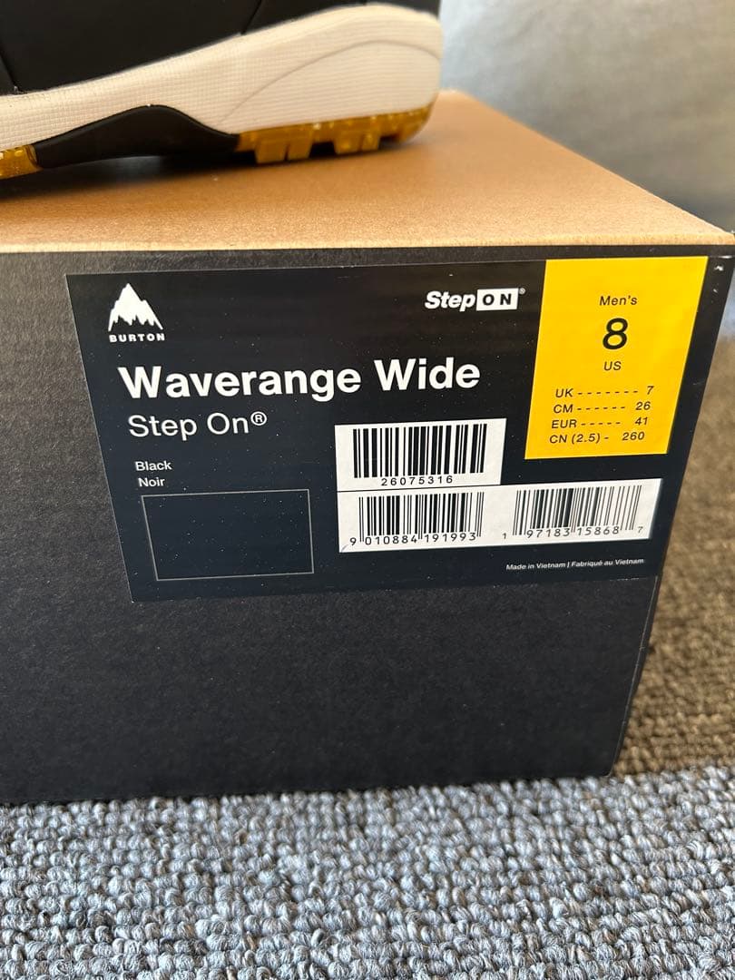 メンズ Burton ウェイブレンジ Step On 2025/26モデル