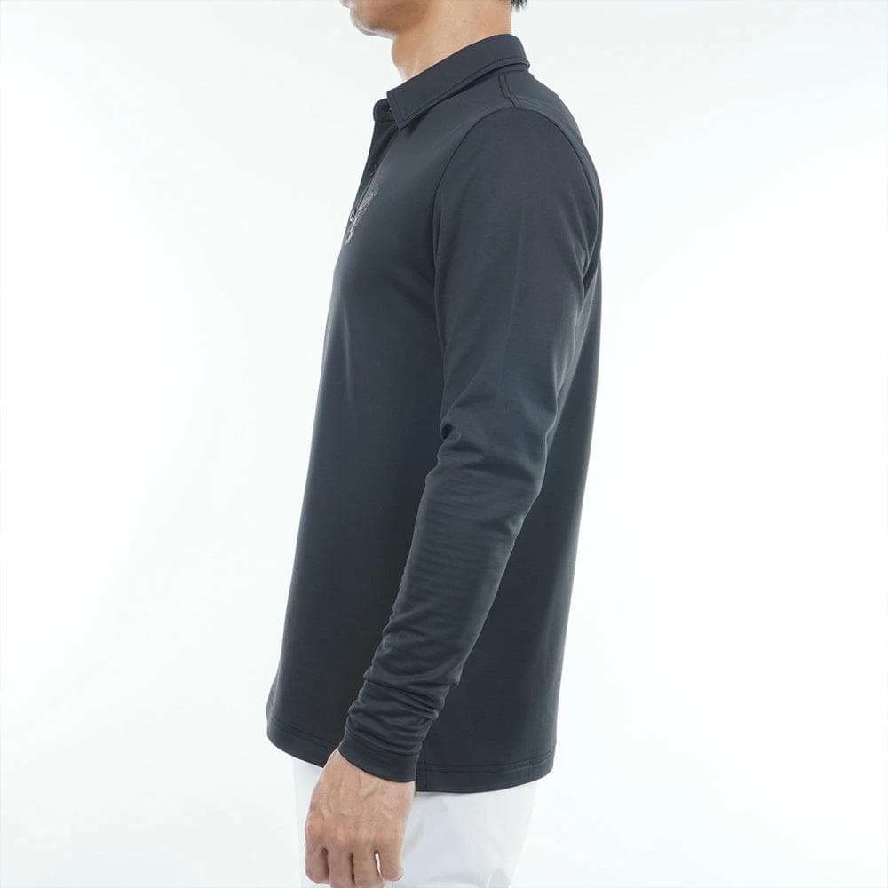 アドミラル ゴルフ フラッグシャツ〔速ポカ〕【M寸】ブラック adma590