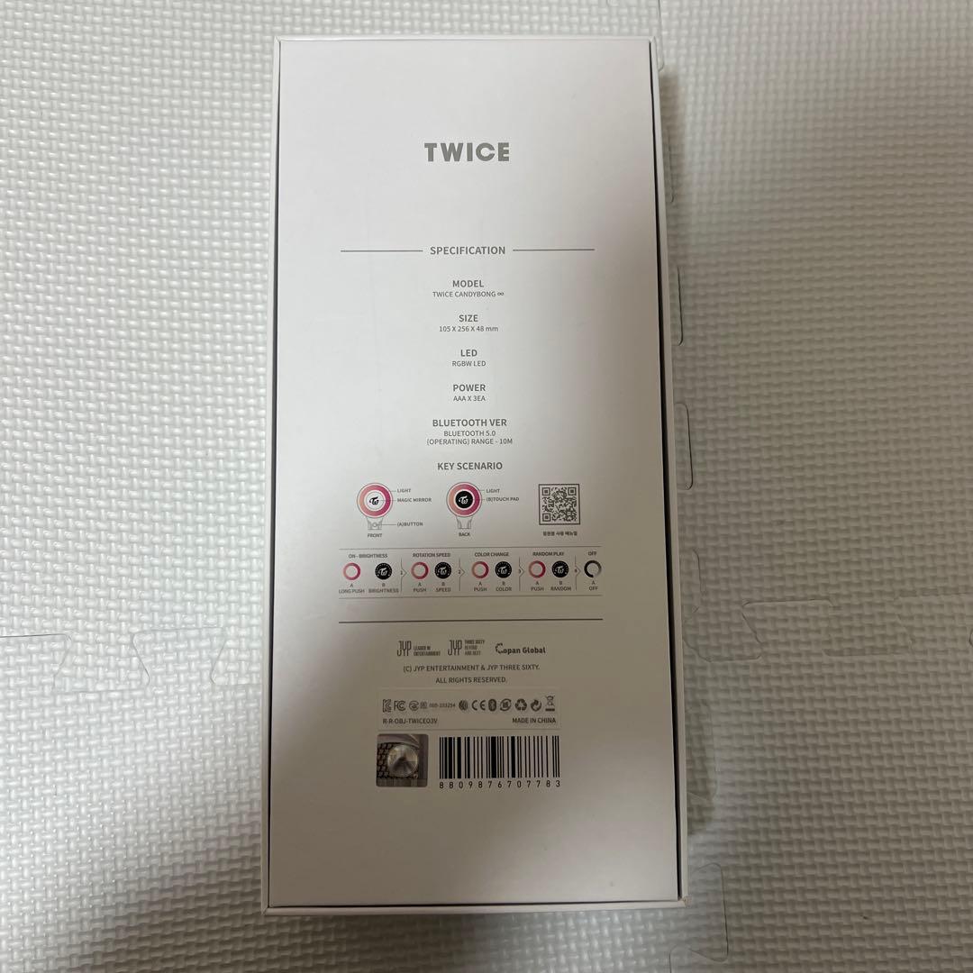 TWICE サナ うちわ カバー付＋CANDYBONGペンライト点灯確認済セット