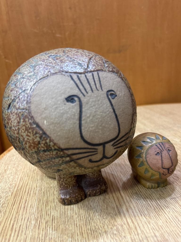 2点セットLISA LARSONリサラーソン Afrika LION ライオン