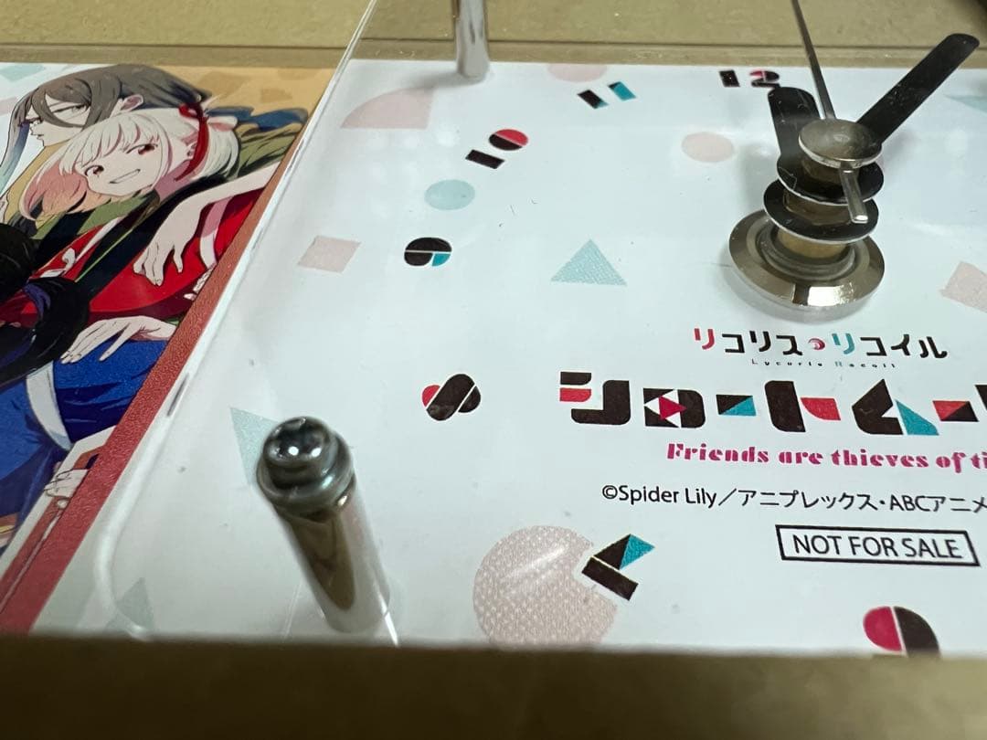 リコリス・リコイル　ショートムービー　A賞　アクリルクロック