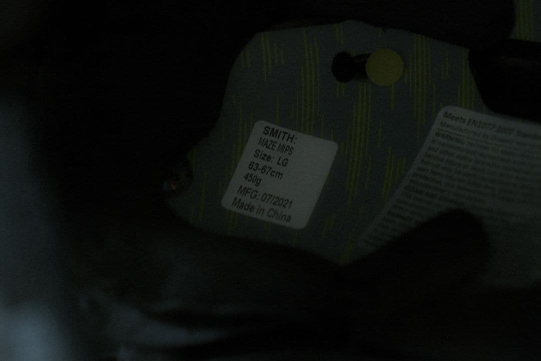 【値下げ中】【極美品】SMITH Maze ブラック　Lサイズ