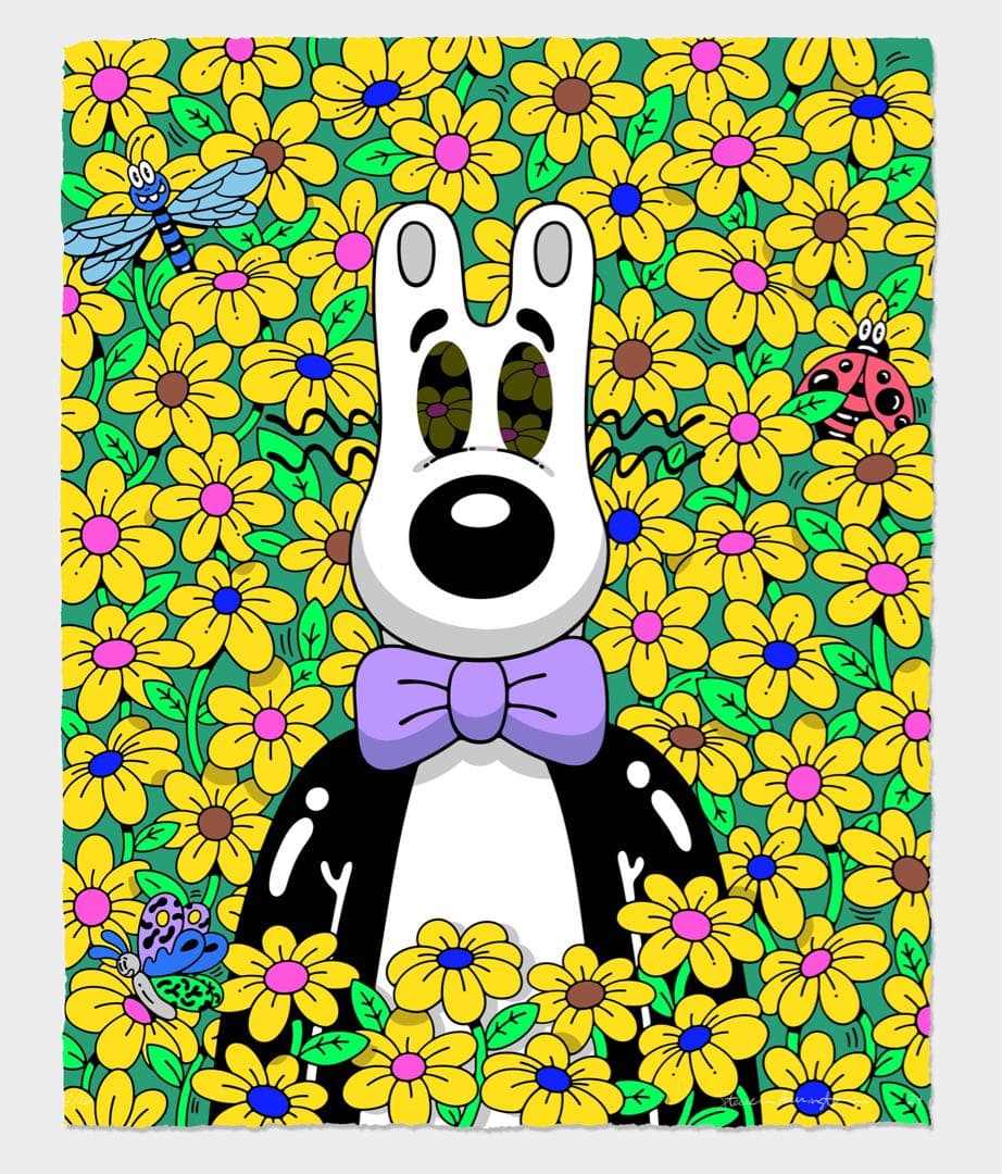 絵画 STOP TO SMELL THE FLOWERS NO. 1