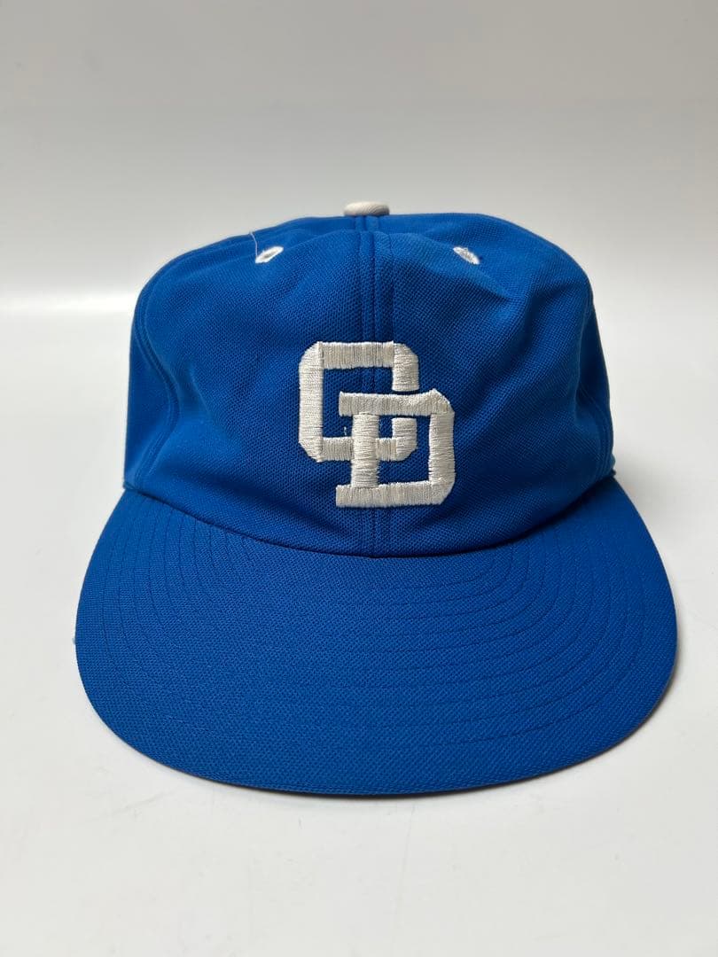 中日ドラゴンズ　ブルー/青　キャップ　刺繍ロゴ　57サイズ