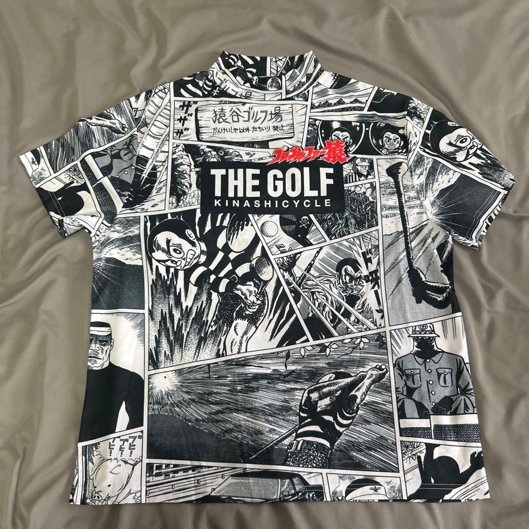 木梨サイクル × プロゴルファー猿 モックネックシャツ XL