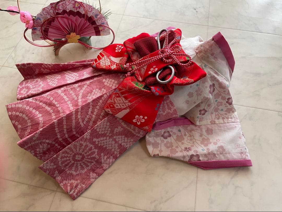 ラパパわんちゃんの袴の着物　男の子　女の子　計　２着