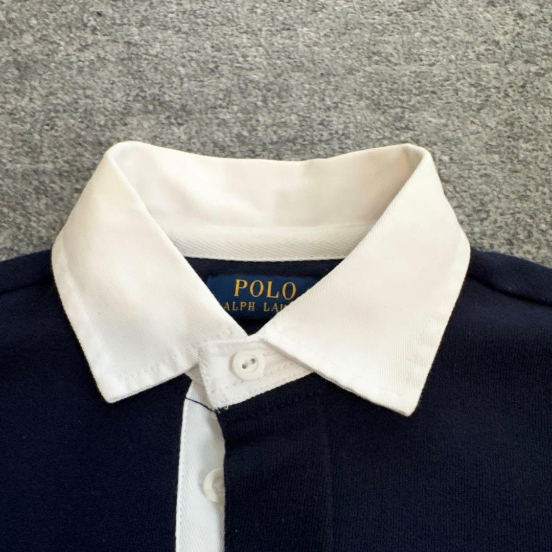 ポロ ラルフ・ローレン ラガーシャツ ネイビー ピンク