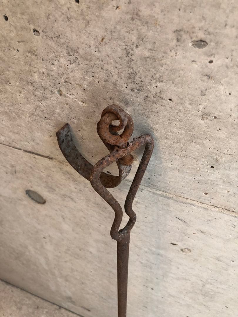 時代鍵　鉄製　アンティーク　レトロ　骨董品　オブジェ