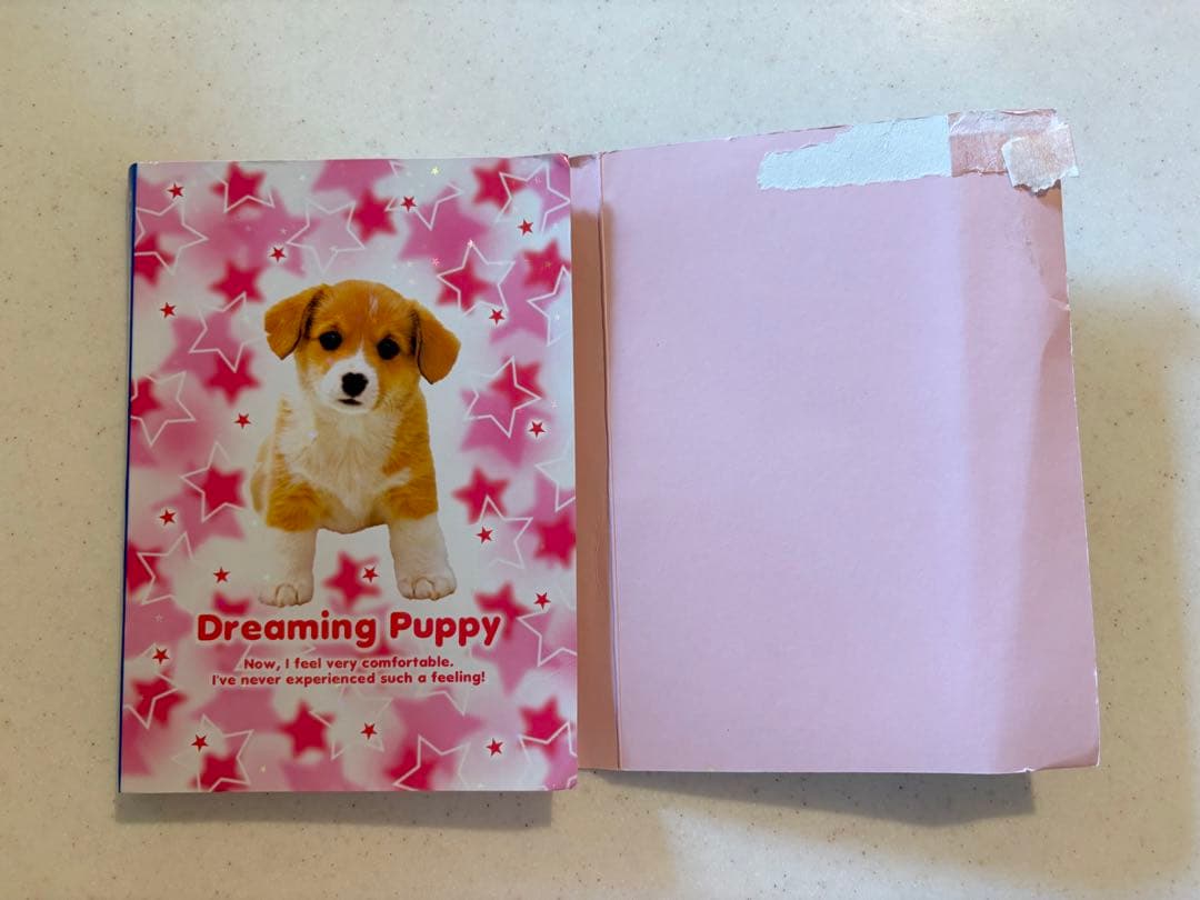 クラックス　平成　レトロ　パタパタメモ　メモ帳　犬　心理テスト　平成女児