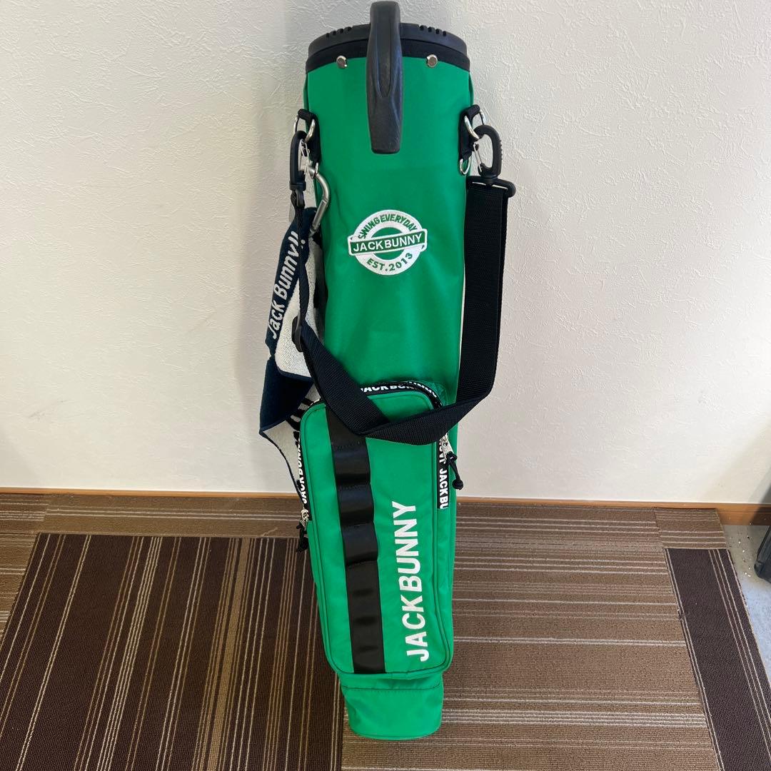 JACK BUNNY グリーンキャディバッグ