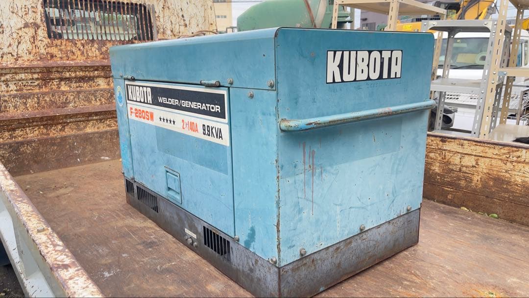 クボタ KUBOTA F-280SW 溶接機能付き発電機 9.9KVA