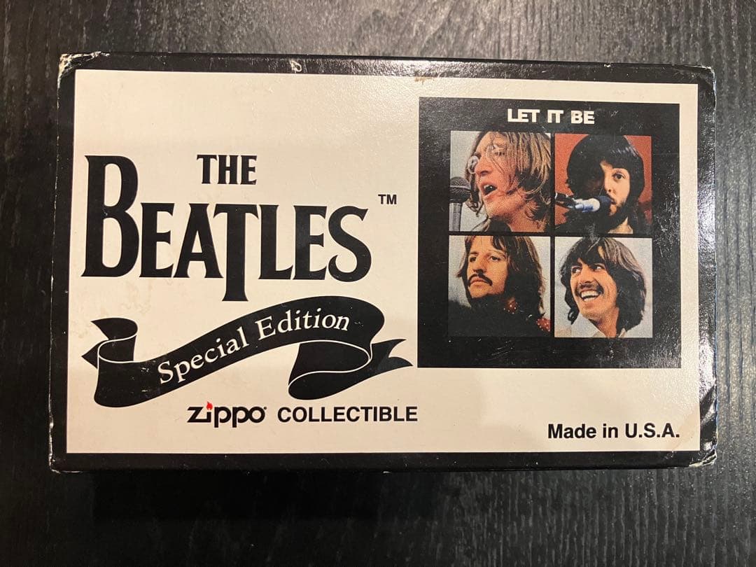 【未使用】ZIPPO & キーリングセット The Beatles 1996年製