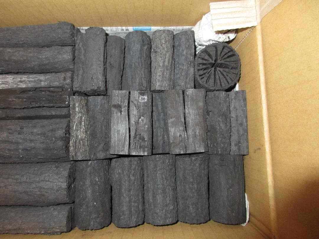 送料込【逢絢亭・新品】茶の湯炭 組炭 風炉用 国産くぬぎ炭 ５点前分 日本製