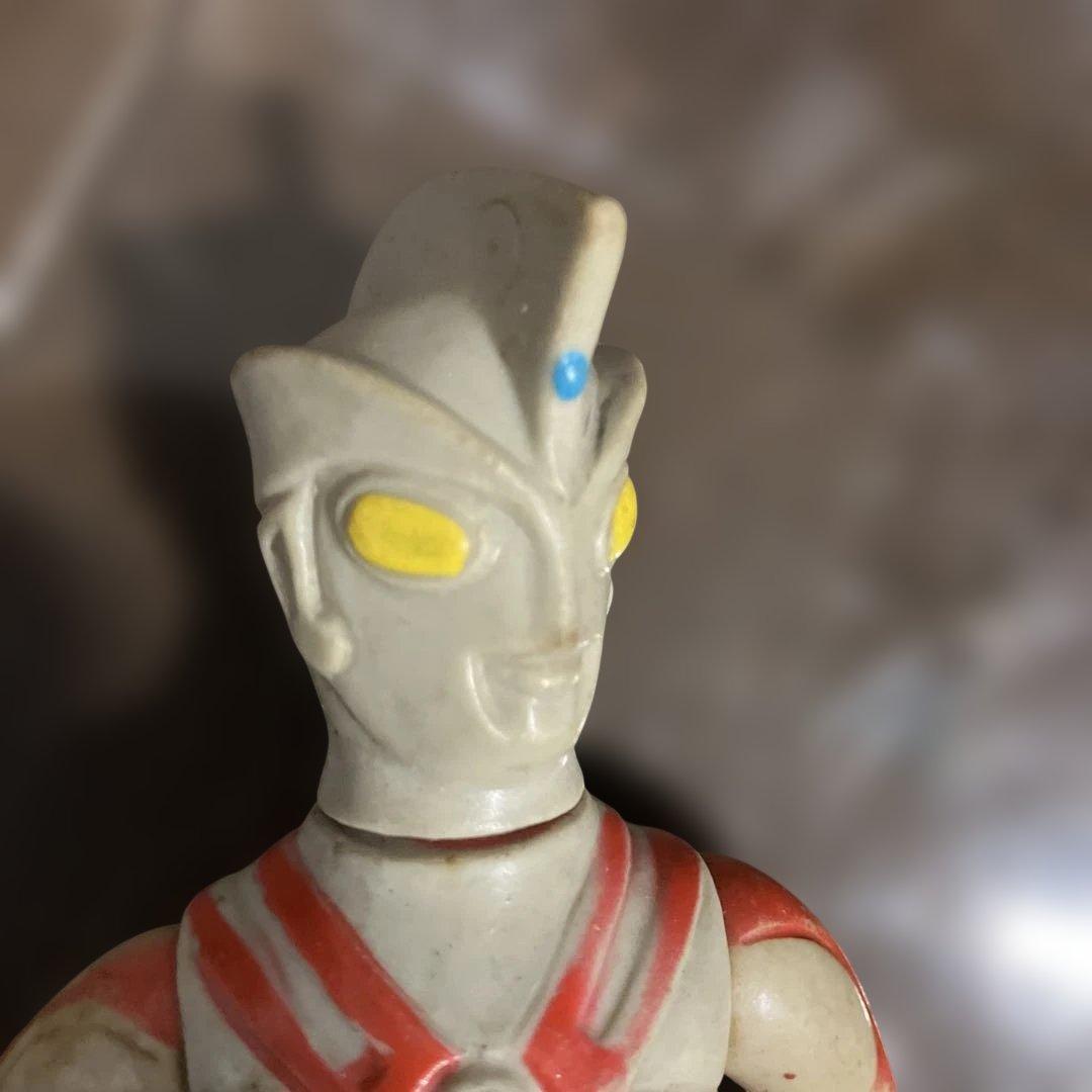 ウルトラマンA★ウルトラマンエース★当時物のソフビ★ブルマアク★稼働します有欠損