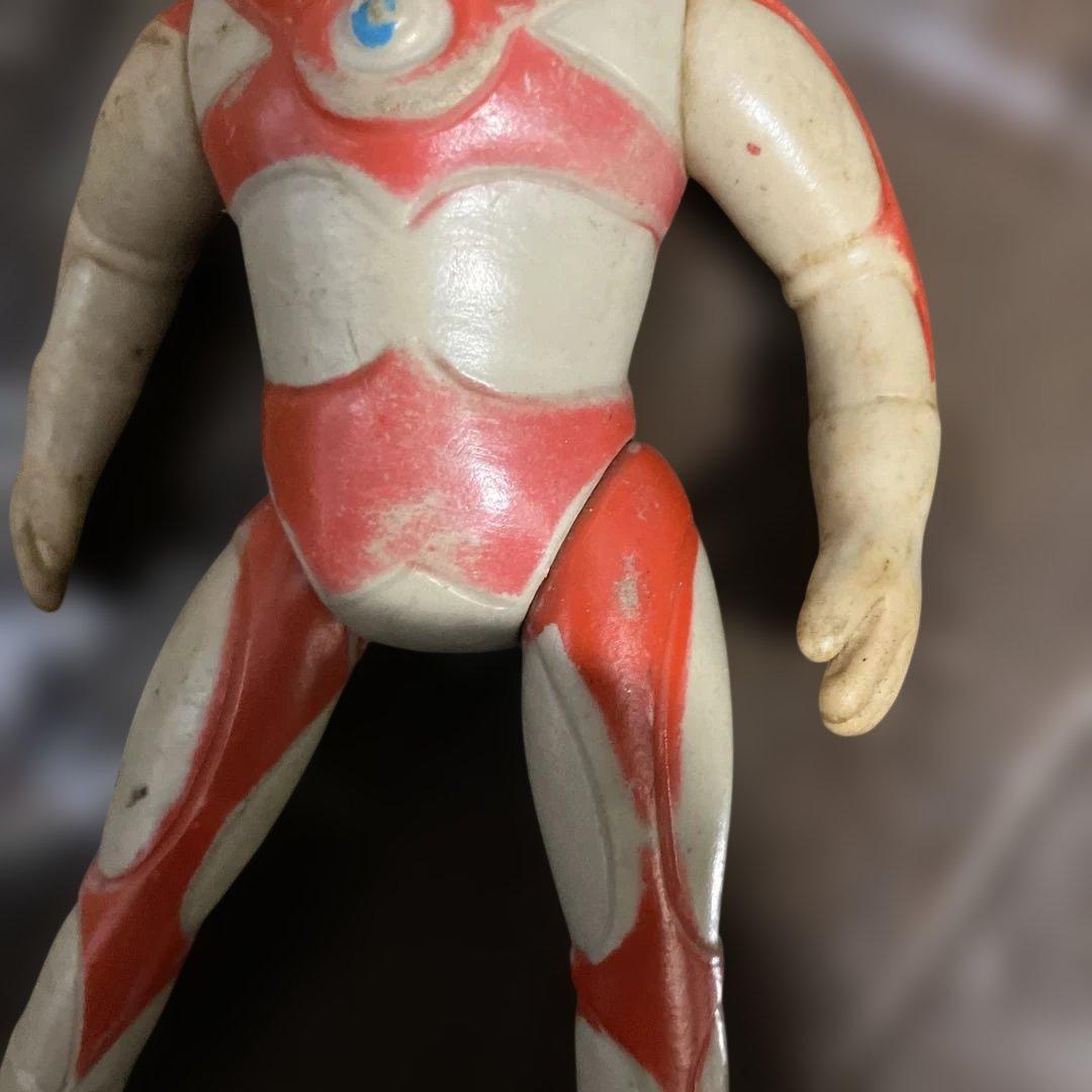 ウルトラマンA★ウルトラマンエース★当時物のソフビ★ブルマアク★稼働します有欠損