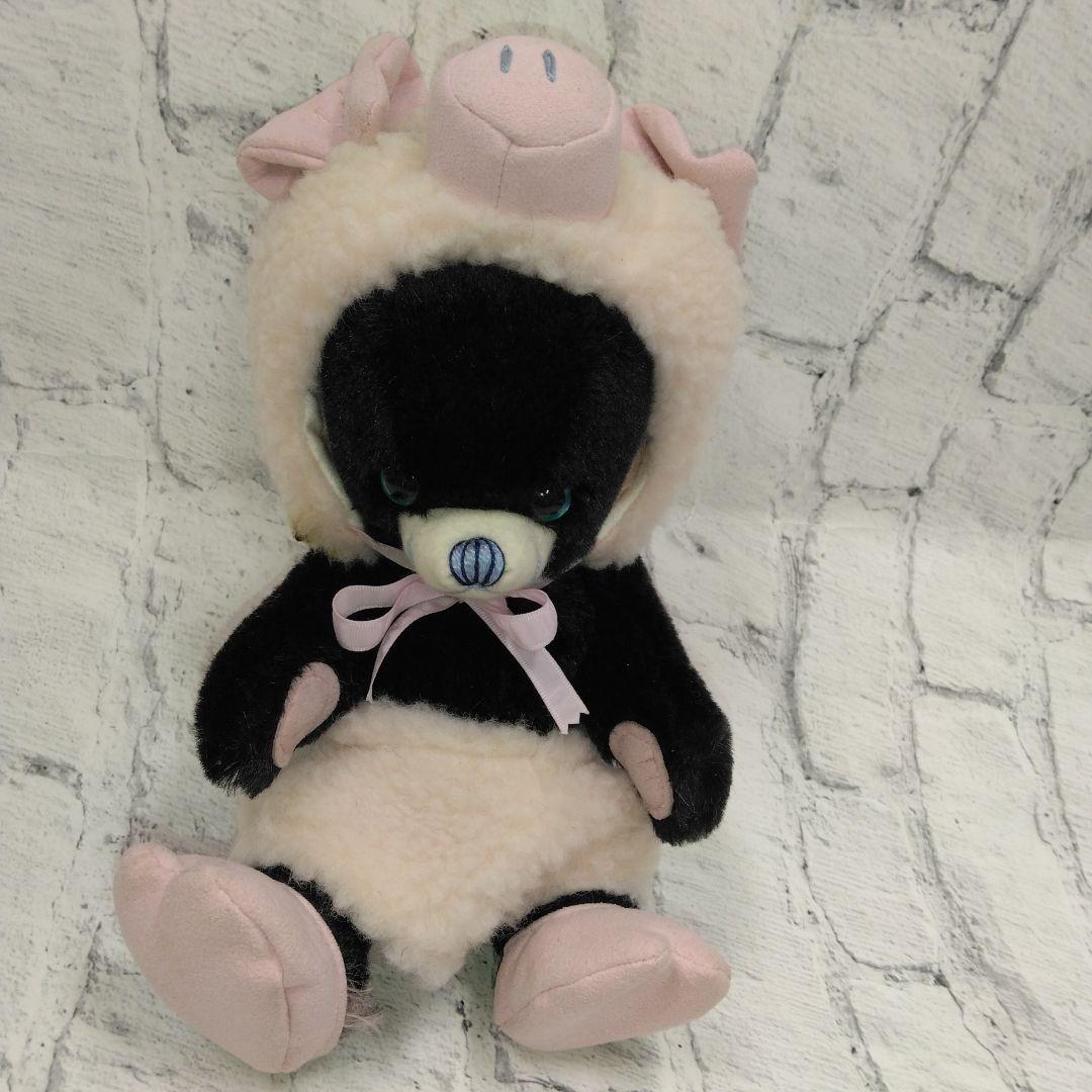 メリーソート　超希少！ぶたちゃんかぶり物ブラックチーキー