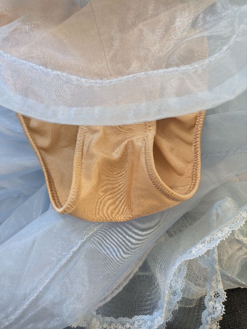 ライトブルー マーメイド社交ダンススタンダードドレス