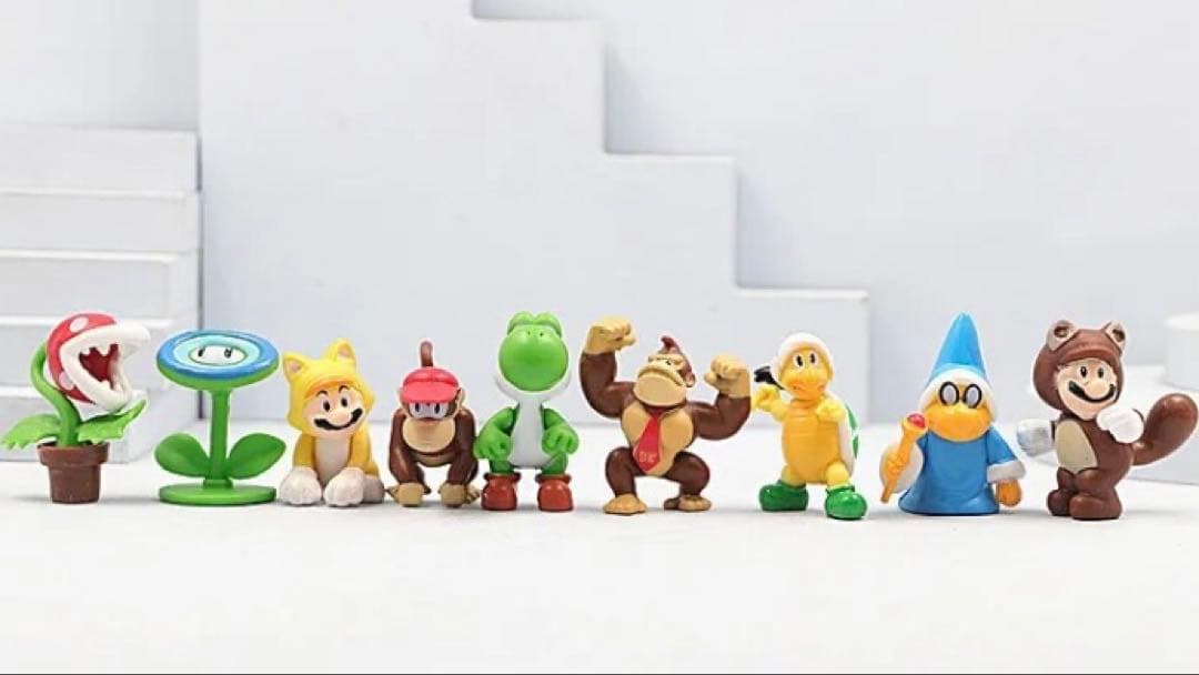[新品] マリオ フィギュア 48体セット 1/3