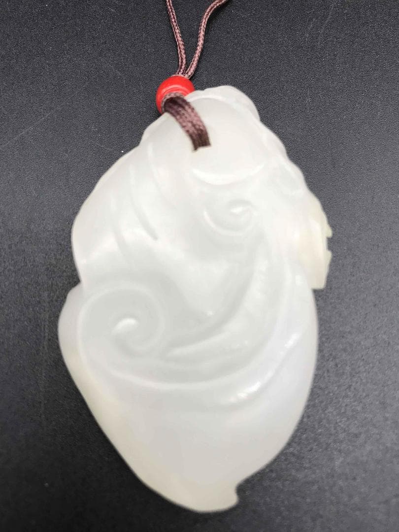 激安　中国古玩　砡　古玉　和田玉　　清時代　極上　和田白玉(F-72)