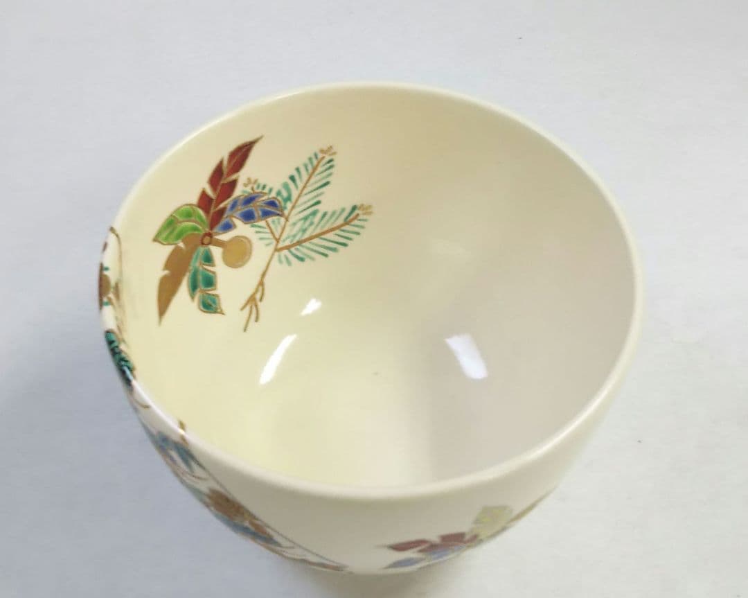 茶道具 茶碗 仁清 色絵 羽子板 加藤幸治 加藤利昇 二男 新品未使用