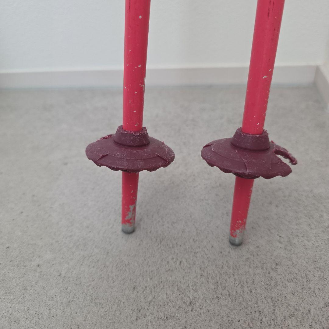 Elan 子ども用スキー 130cm 　ATOMIC　ストック90cm　セット