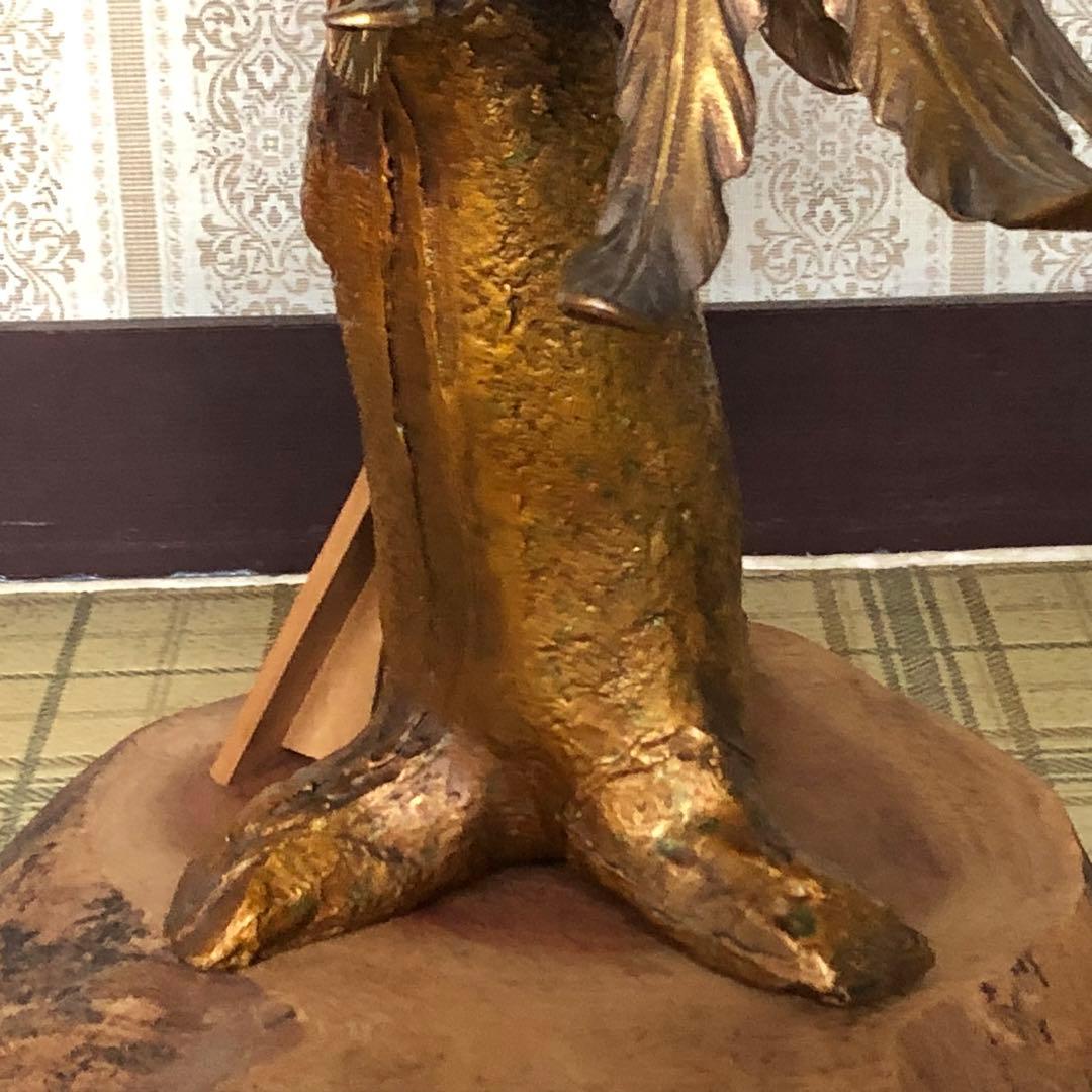 桐鳳凰　村田宏　鉄製　本体高さ65cm 本体重量約9.4kg