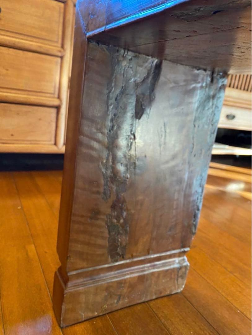 中国骨董家具 長椅子　無垢一枚板　飾り台オブジェ