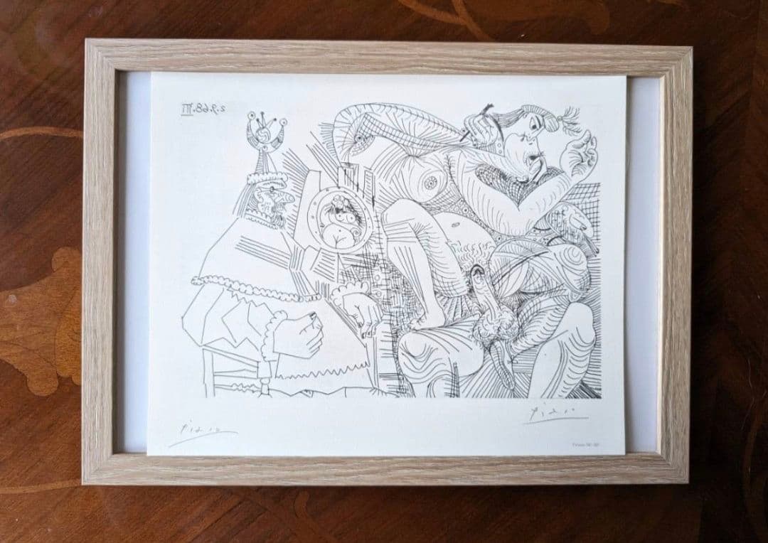 【未使用】【ピカソ 真作】真作保証紙COA付き✰大変希少なエッジング画集✰