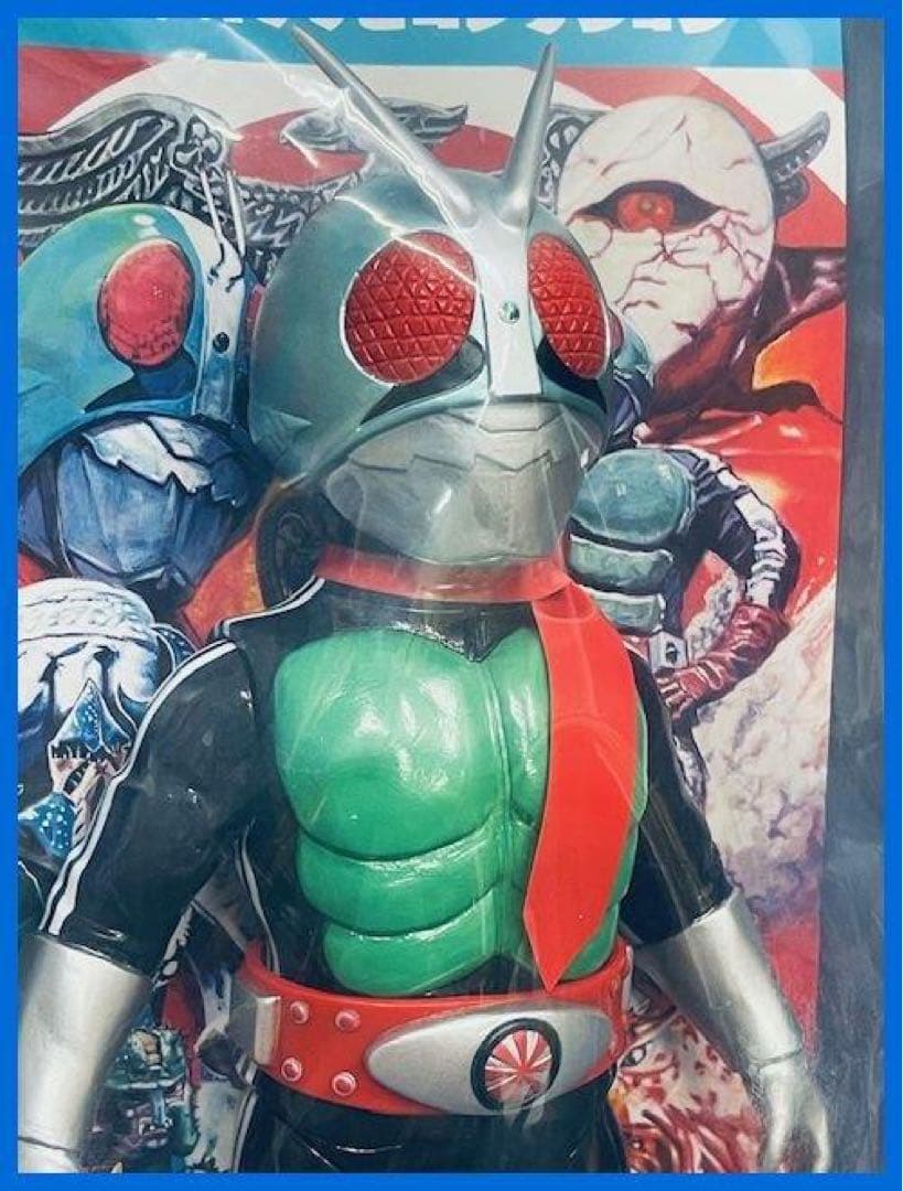 ★東映レトロソフビ　仮面ライダー新1号（ダブルライダーカラーVer）新品！★