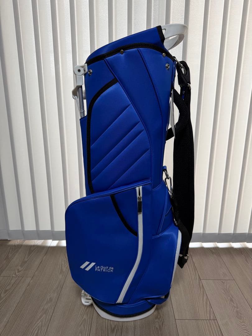 新品未使用　パトリック　キャディバッグ　PATRICK GOLF ブルー