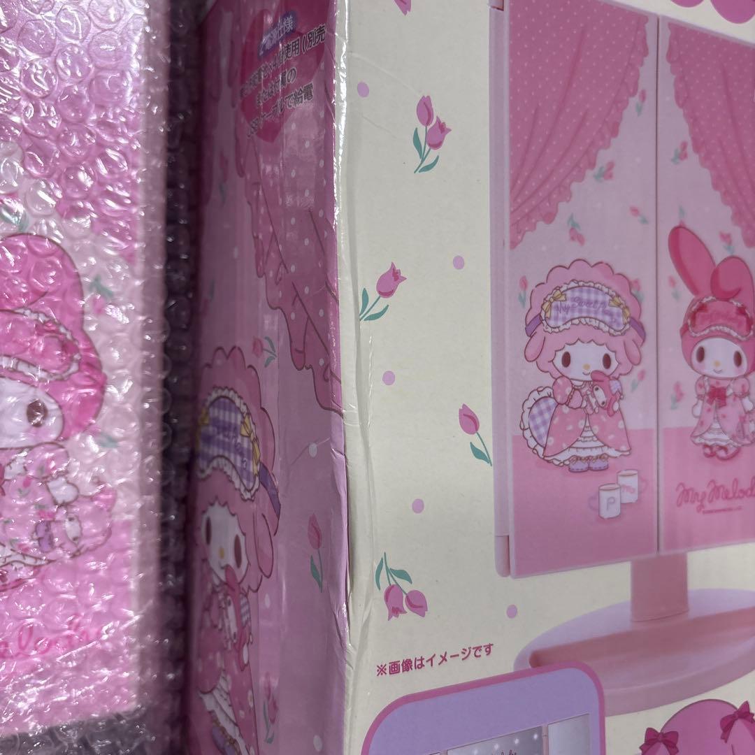 マイメロディ LED付き三面鏡