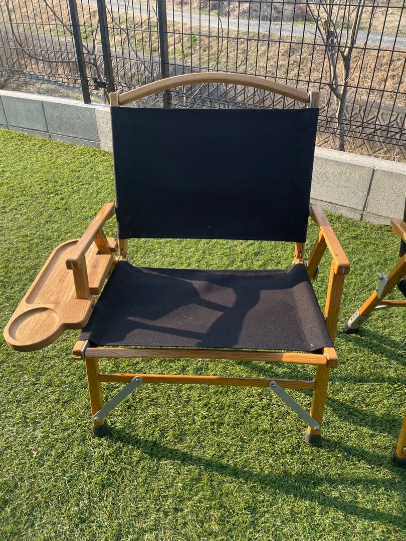 カーミットチェア　オーク　美品　NOVITA サイドテーブル付き