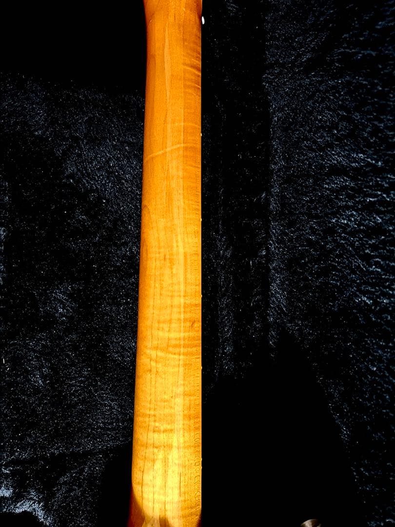 Stratocaster バーガンディミストFenderパーツ多数フレイムネック