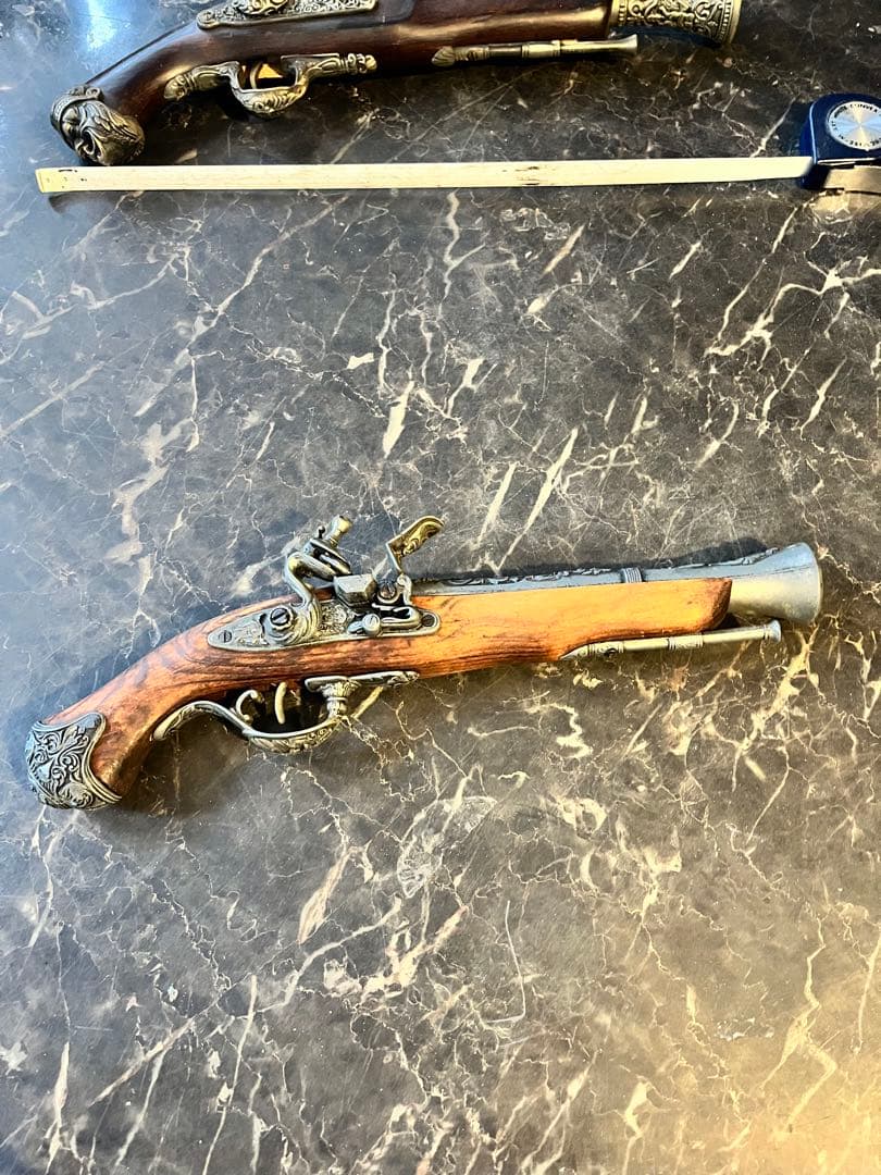 西洋火縄銃装飾銃古式銃 パイレーツカリビアン ジャックバロウ レプリカ銃 玩具