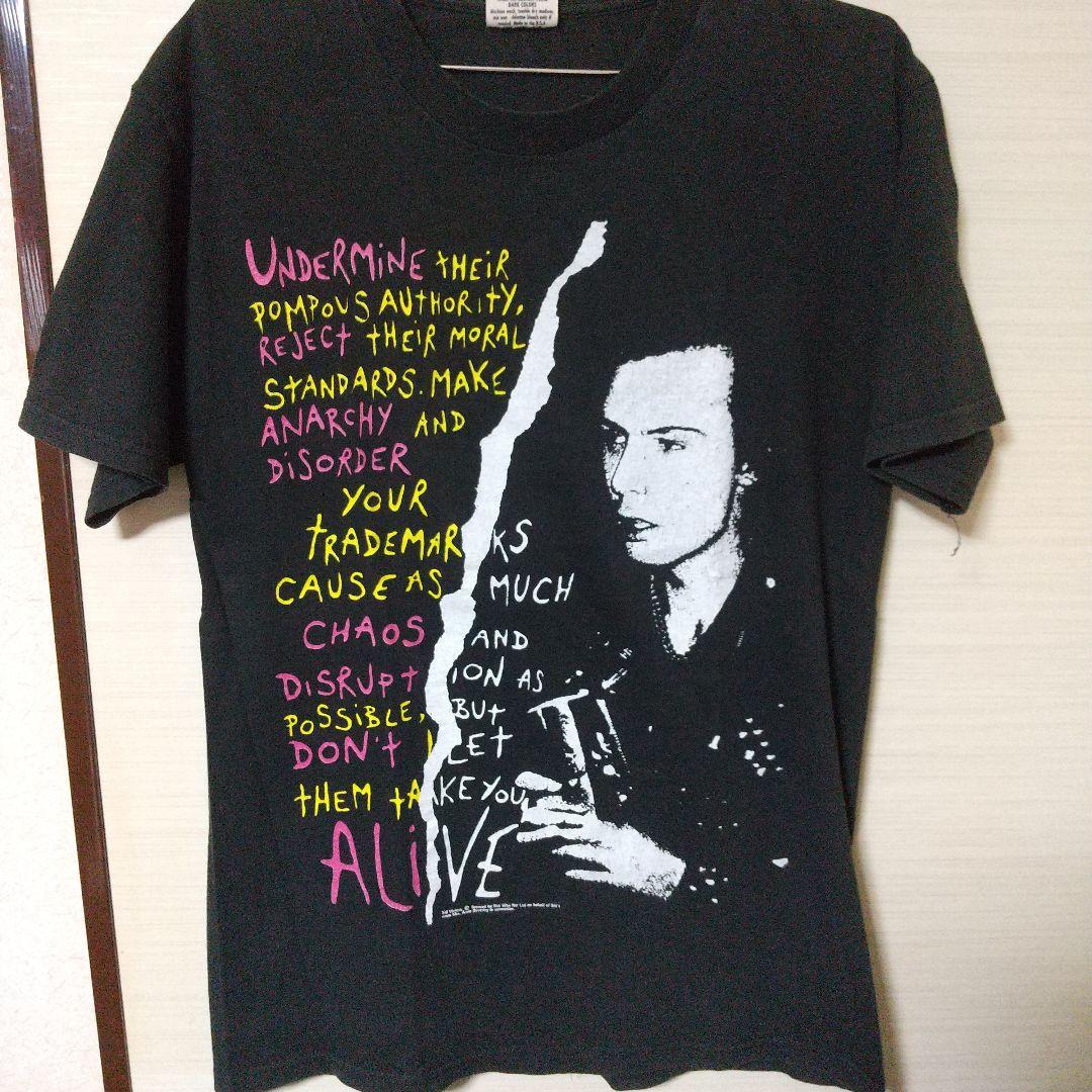 セックス ピストルズSid Vicious Tシャツ ジョニーデップ着用モデルM
