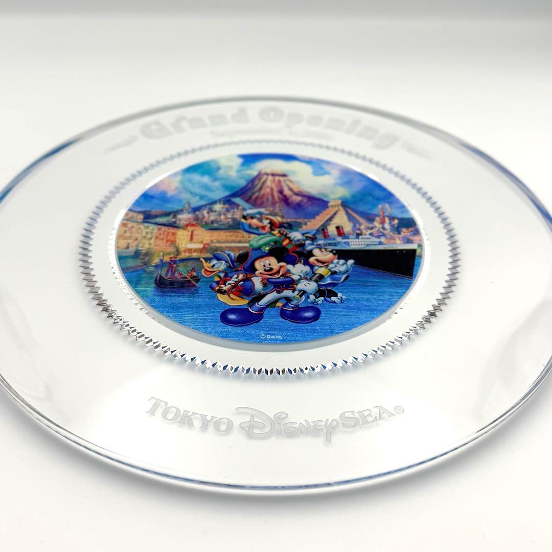 【激レア】東京ディズニーシー オープニングプレート 2001年 ガラス製 記念品