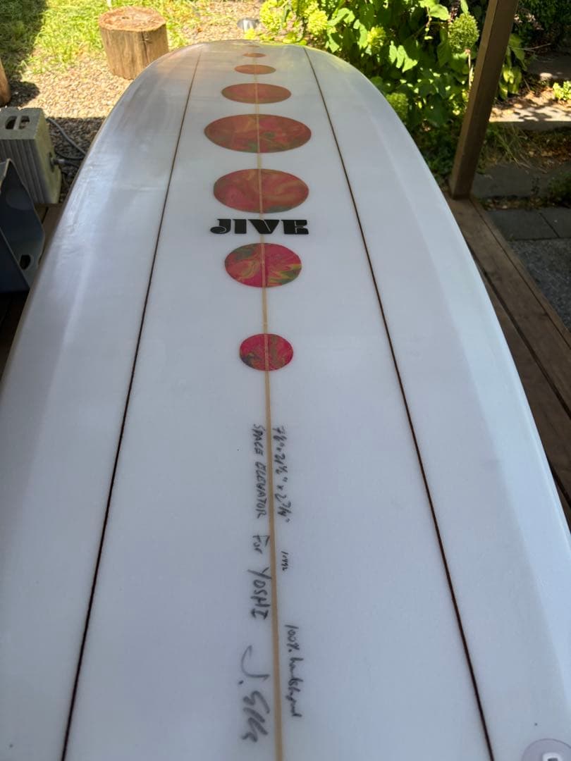 JIVE Space Elevator7'6\"ミッドレングス　サーフボード