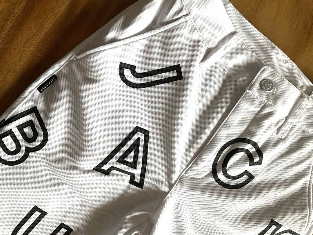 新品★ Jackbunny⛳️ソロテックスドライカノコ ストレッチパンツ(2)白