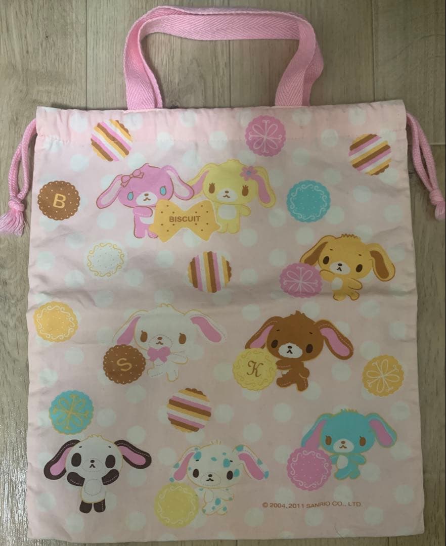 日本製　希少　サンリオ シュガーバニーズ 巾着袋 手提げカバン