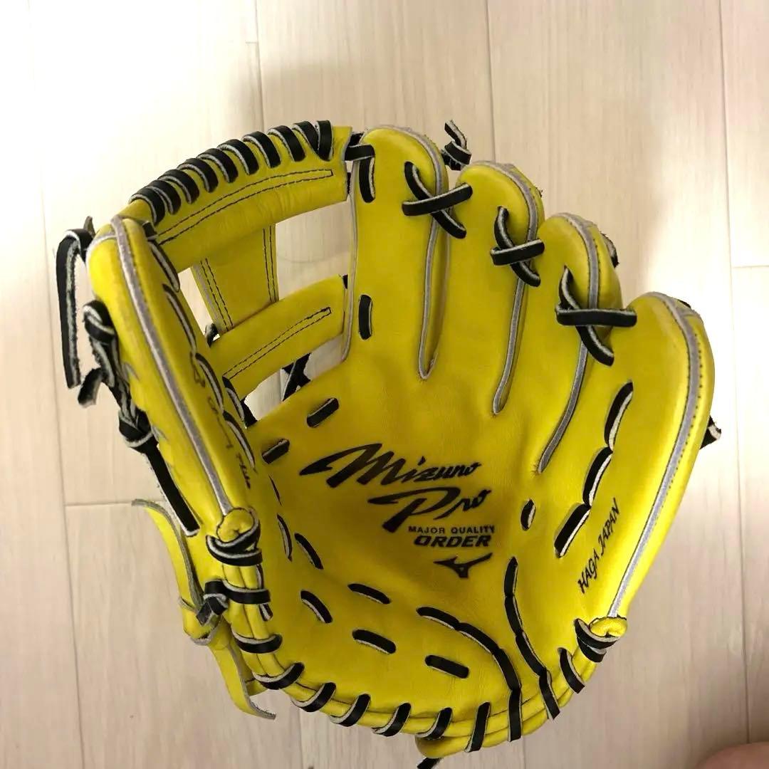 [値下げ]ミズノプロ　オーダー　HAGA 硬式 岸本耕作 内野用 (坂本モデル)