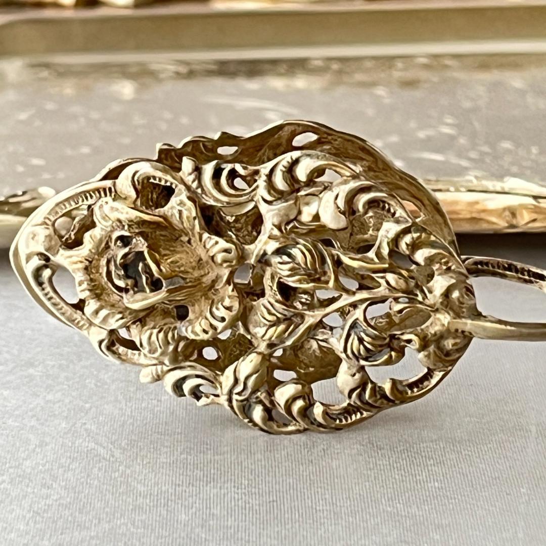 【ドイツ】 薔薇のクッキートング【純銀】 13.5cm