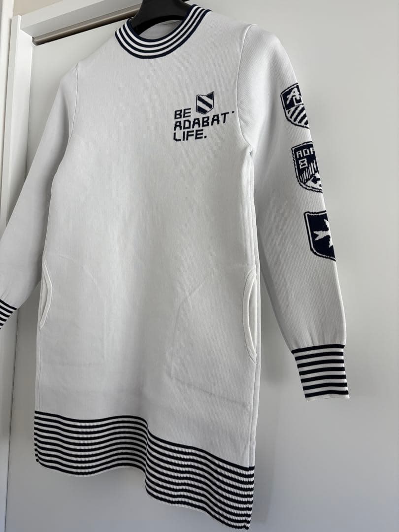 【新品タグ付き】adabat アダバット ワンピース 36(S) ゴルフウェア